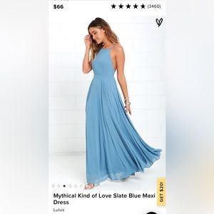 BLUE MAXI DRESS